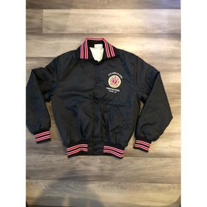 Black Columbus Ohio Firefighter Jacket Large